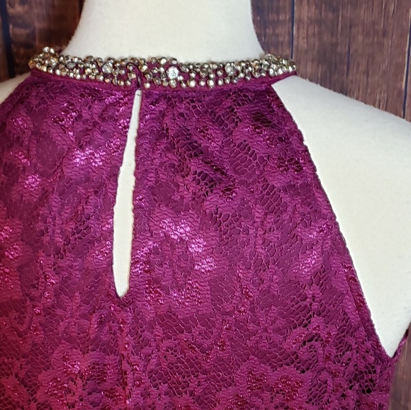 Jennifer Lopez Lace Halter Top - Picture 5 of 5